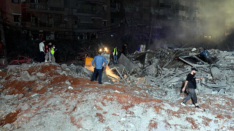 24 horas - Israel bombardea "la sede central" de Hizbulá en Beirut