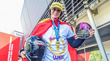 Natalia Rivera, campeona de Europa de motociclismo