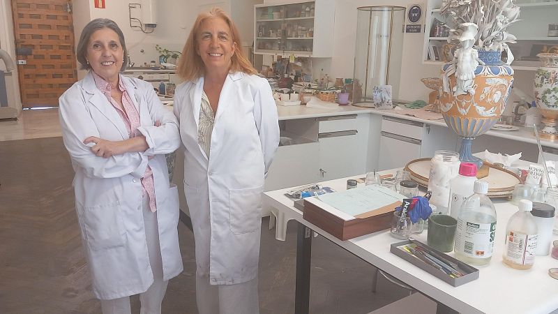 Punto de enlace - Entramos en en los talleres de porcelana Patrimonio Nacional - 25/10/24 - Escuchar ahora