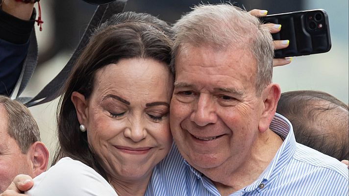 Premio Sájarov para María Corina Machado y Edmundo González