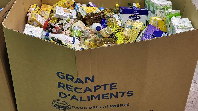 La meitat d'aliments del Gran Recapte, cap als afectats per la DANA