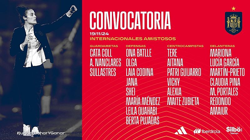 Más altas, más rápidas, más fuertes - Convocatoria de la selección de fútbol - 21/11/24