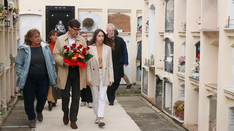 El PSC ret homenatge a Ernest Lluch 24 anys després de la seva mort | Lourdes Gata