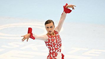 Paula Romaguera, campeona del mundo de patinaje artstico en lnea