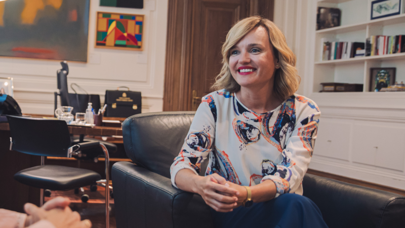 24 Horas RNE - Pilar Alegría, sobre su candidatura para liderar el PSOE de Aragón: "Afronto este proceso con muchas ganas e ilusión"