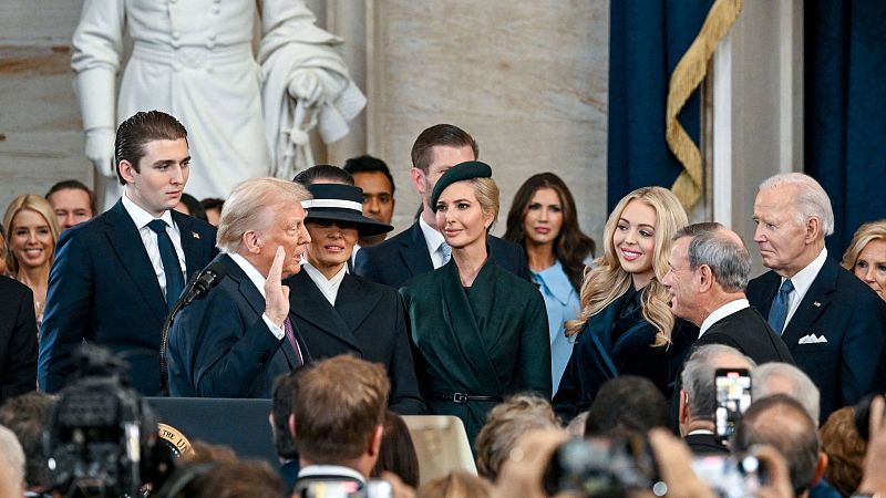 Los dueños de las grandes tecnológicas y líderes de extrema derecha asisten a la toma de posesión de Trump