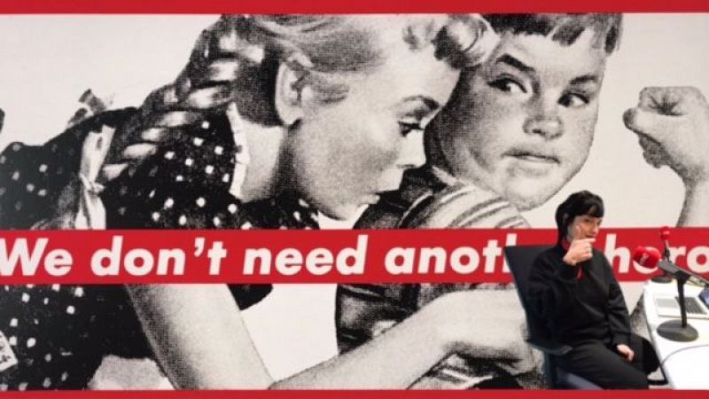 Entre dos luces - El collage sonoro de Bárbara Kruger - 19/02/25 - escuchar ahora