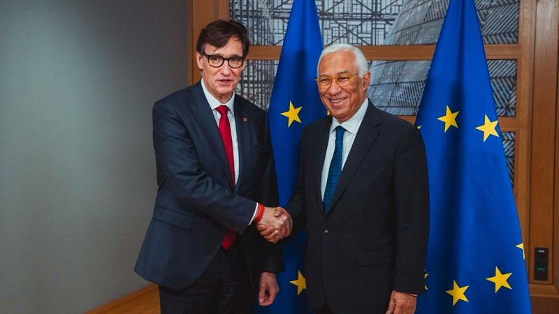 Salvador Illa s'entrevista amb el president del Consell Europeu a Brussel·les