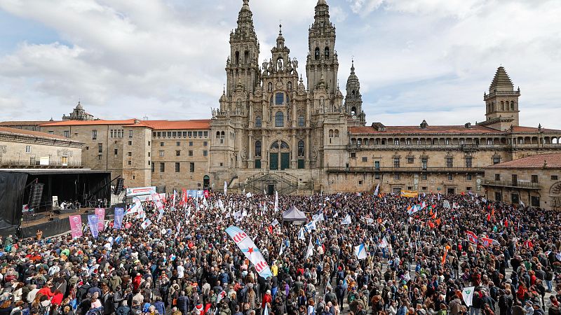 Emissão em Português - 'Queremos Galego' quer mais apoio na defesa dessa língua - 28/02/25 - escuchar ahora