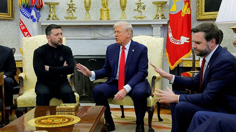 Las Mañanas de RNE - Estados Unidos y Ucrania se reúnen para llegar a un acuerdo de paz con Rusia en Arabia Saudí - Escuchar Ahora