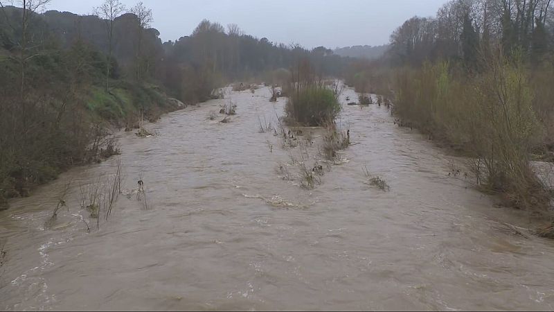 Els cabals dels rius aflueixen, a l'espera de noves pluges