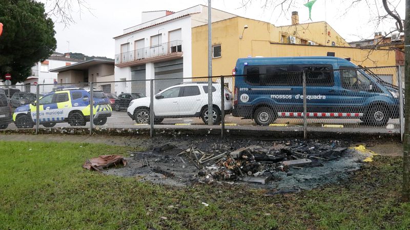 Més actes vandàlics als barris gironins Font de la Pólvora i Vila-roja