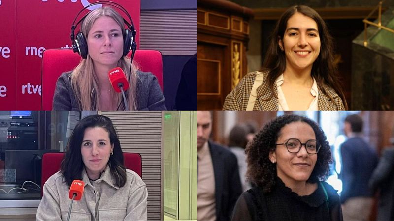 Cuatro jóvenes diputadas del PP, PSOE, Vox y Sumar participan en un debate a cuatro en '24 horas' de RNE - Escuchar ahora