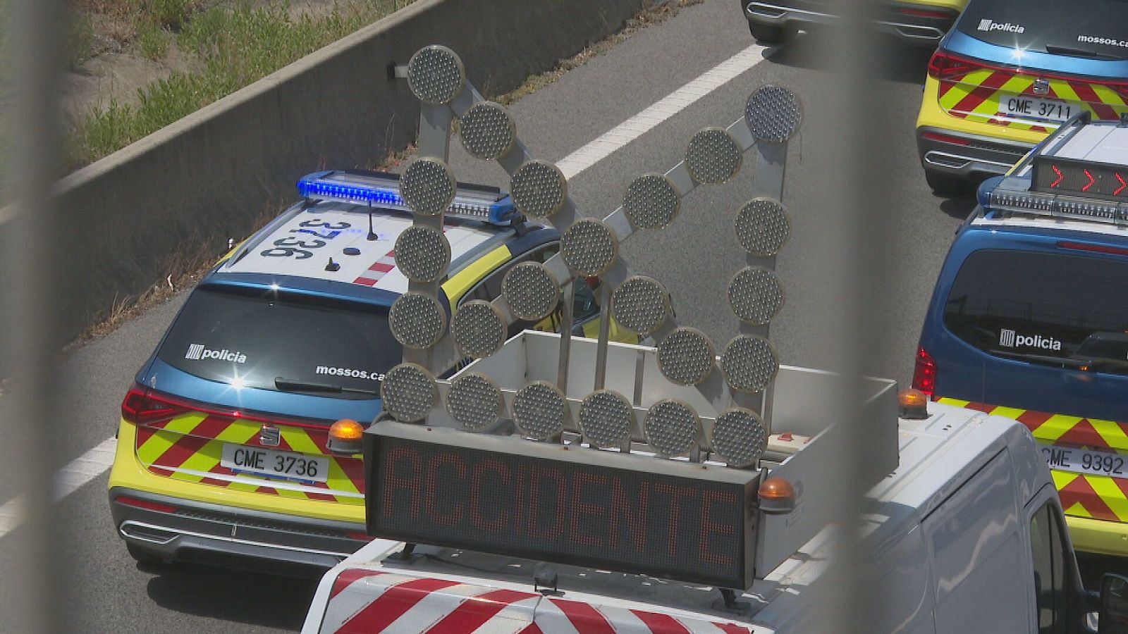 L'AP-7 concentra les principals retencions en el tram final de l'operació sortida | Sergi Bassolas