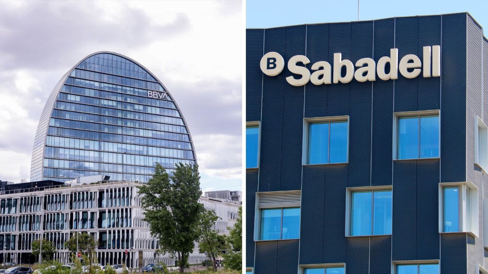 Reaccions contraposades per part del BBVA i el Banc Sabadell