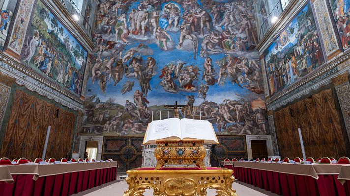 Las mañanas de RNE - Josep Cuní - La importancia de los frescos de la Capilla Sixtina: \"Miguel Ángel llevó la pintura al límite de la escultura\" - Escuchar ahora