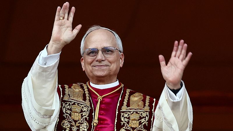 Primera intervención del papa León XIV ante los fieles