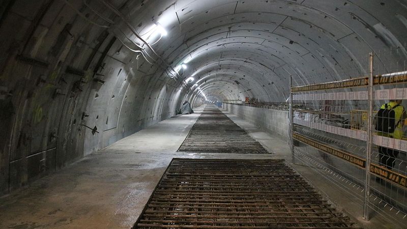 Avancen les obres de les estacions centrals de l'L9 i l'L10 | Ferran Cuixart