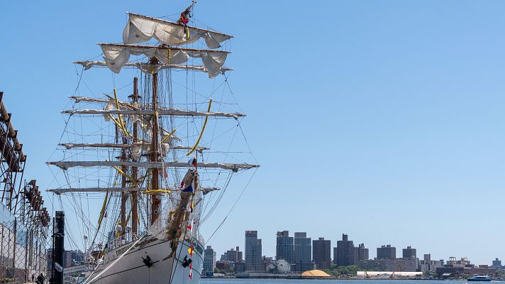 Investigan qué pasó en el choque del buque Cuauhtémoc