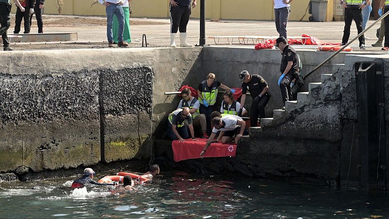 Alexis Ramos (Cruz Roja El Hierro): "Hoy había una cantidad importante de menores"
