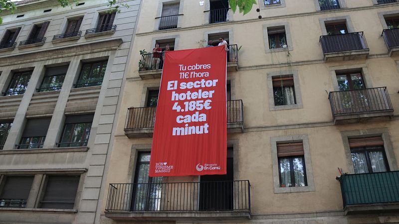 BComú impulsa una campanya contra el turisme massiu a la ciutat | Maite Boada