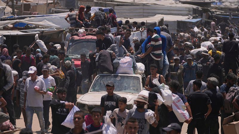 Marcha global a Gaza: "Exigimos a nuestros gobiernos que rompan relaciones con Israel" - Escuchar ahora