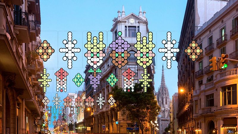 Barcelona aposta pels llums d'autor el Nadal 2025 | Marga Esparza