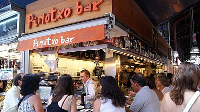 Ada Parellada i el seu bar preferit del Mercat de Sant Antoni