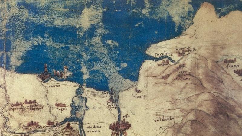 Atriles entre los árboles - El libro del agua, de Leonardo da Vinci - 10/07/25