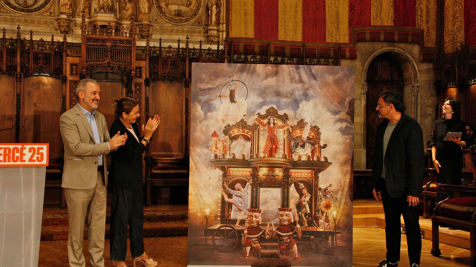 L'actriu Emma Vilarasau i l'escenògraf Lluís Danés seran la pregonera i l'autor del cartell de la Mercè | Maite Boada