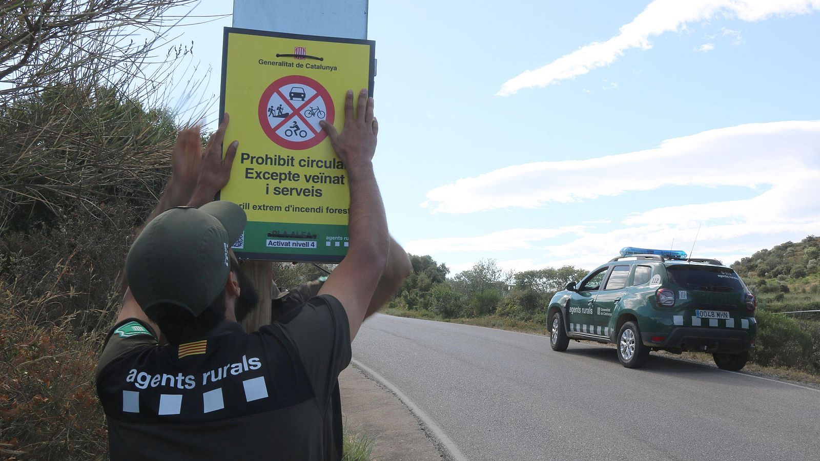 Risc extrem d'incendis a Catalunya per la pujada de temperatures