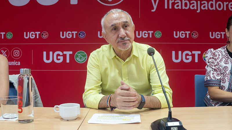 Pepe Álvarez, UGT: "Los datos del paro de julio los tenemos que ver dentro de una nueva dinámica"