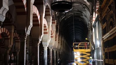 "El incendio en la Mezquita de C�rdoba no adquiri� la dimensi�n que podr�a haber adquirido"