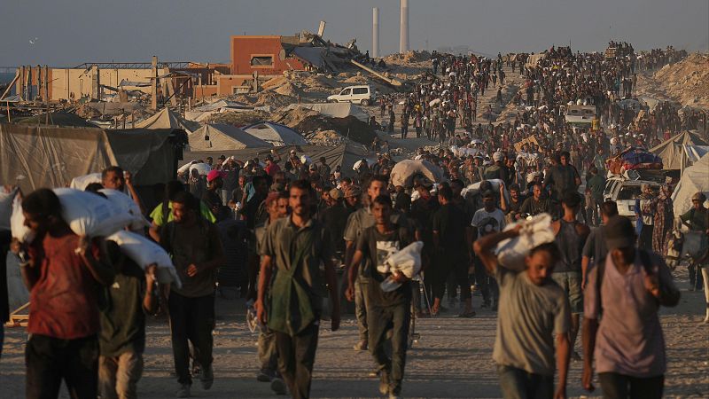 Raquel Martí (UNRWA): "La población gazatí está exhausta, desnutrida, enferma y desplazada en sucesivas ocasiones"