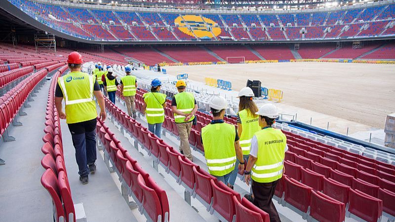 La fi de les obres del Camp Nou, un reclam per a veïns i comerços | Lola Santiago