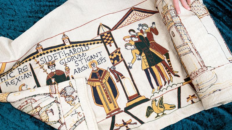 El tapiz de la discordia: Francia indignada por el préstamo a Reino Unido de su joya medieval más preciada | RNE Audio - Las mañanas de RNE | Escuchar