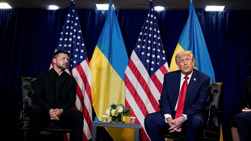 Crónica internacional - Trump afirma que Ucrania, con el apoyo de la UE, está en condiciones de ganar la guerra a Rusia y recuperar los territorios ocupados - Escuchar ahora