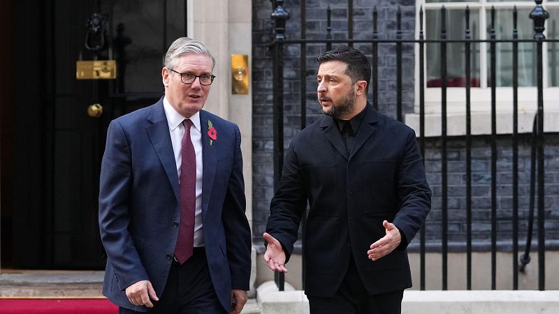 Cinco Continentes - Zelenski se reúne con la " Coalición de Voluntarios" en Londres