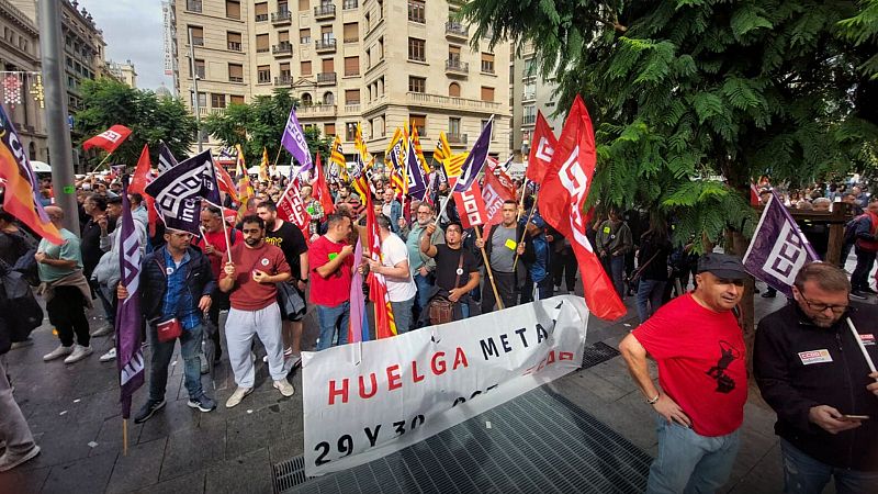 La vaga del metall provoca talls i retencions als accessos a Barcelona