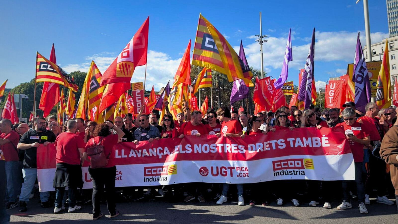 Segona jornada de vaga del metall a la província de Barcelona | Lola Santiago