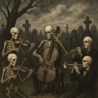 Una orquesta en el cementerio