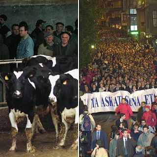 2001: Fin a la crisis de las vacas locas y ETA asesina a José María Lidón