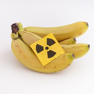 El pltano, una fruta radiactiva