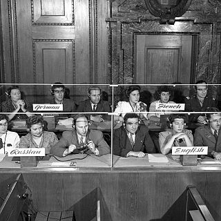 Los intérpretes del Juicio de Nuremberg