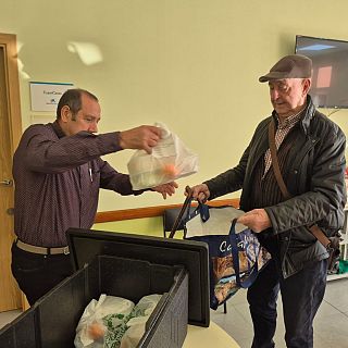 Lleida - Jubilados de Corbins comparten el menú escolar