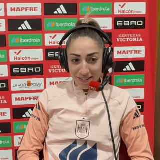 Olga Carmona: "Da igual quién meta, lo importante es que podamos levantar ese trofeo"