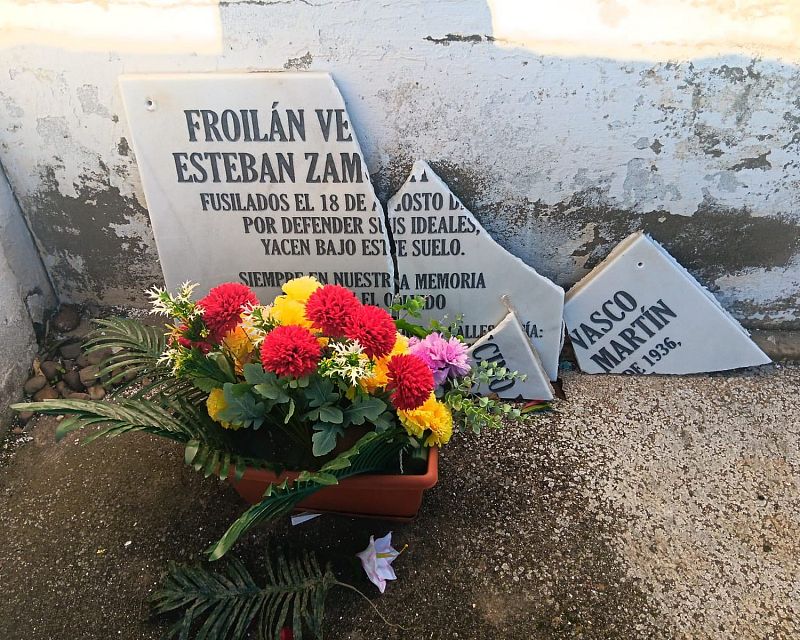 Castrogonzalo destruye un memorial de dos fusilados en 1936 y quiere evitar restaurarlo | Escuchar