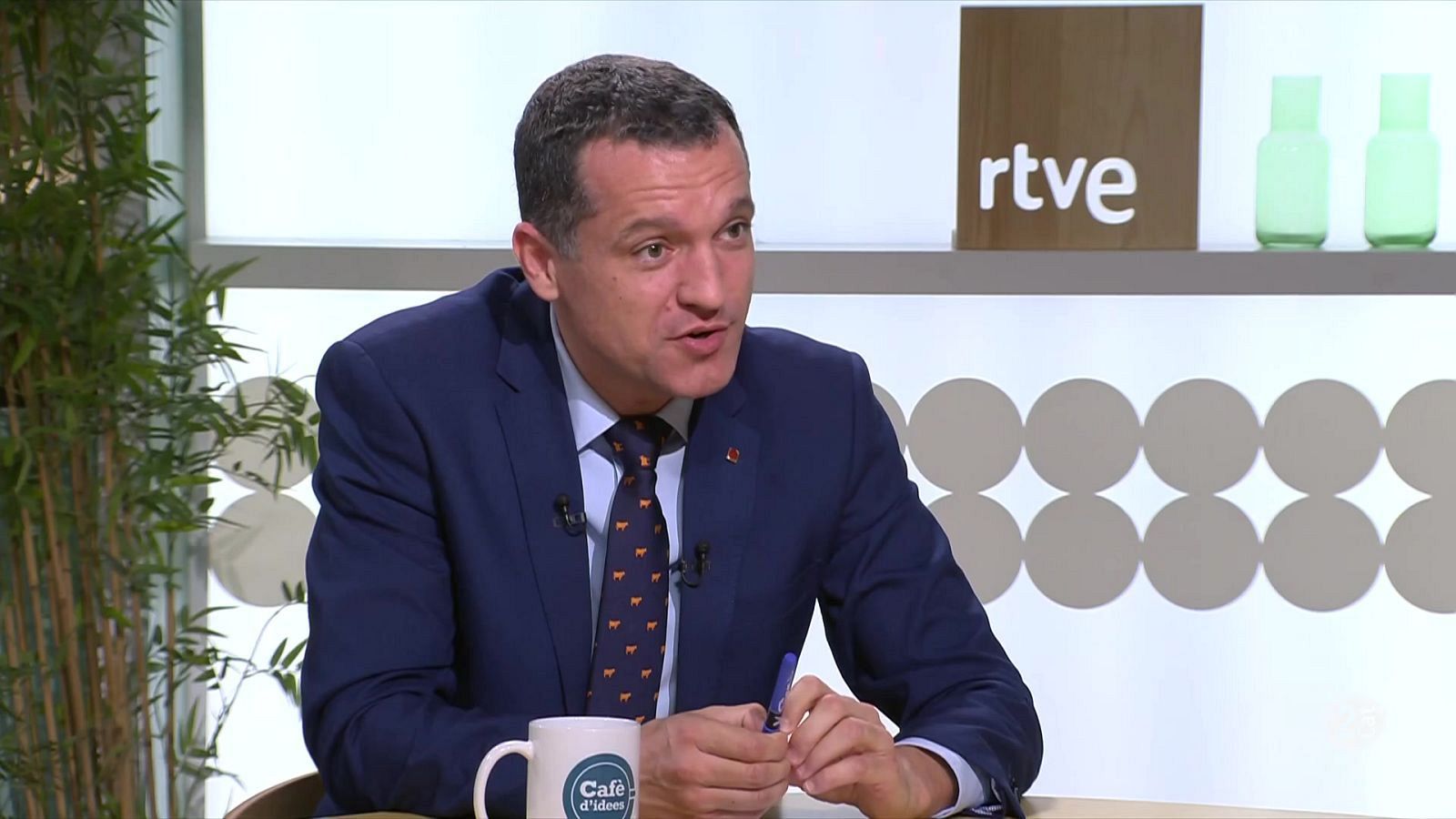 Entrevista al conseller d'Agricultura sobre la pesta porcina