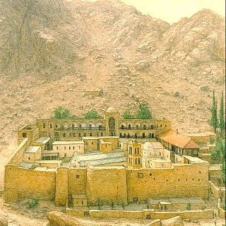 Catalina en el Monte Sinaí