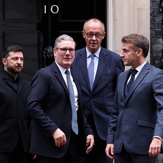 Starmer, Macron y Merz muestran su firme apoyo a Zelenski
